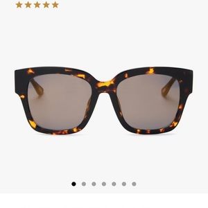 DIFF Eyewear BELLA II - DARK TORTOISE + GOLD